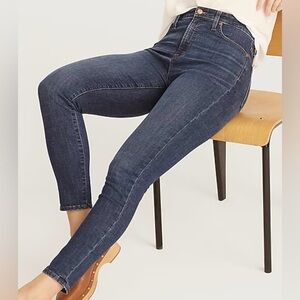 J. Crew Blue Skinny Jeans with Medium Weight Denim